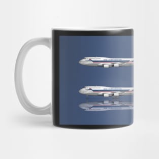 Thai Airways 747-4D7  Retro Livery Mug